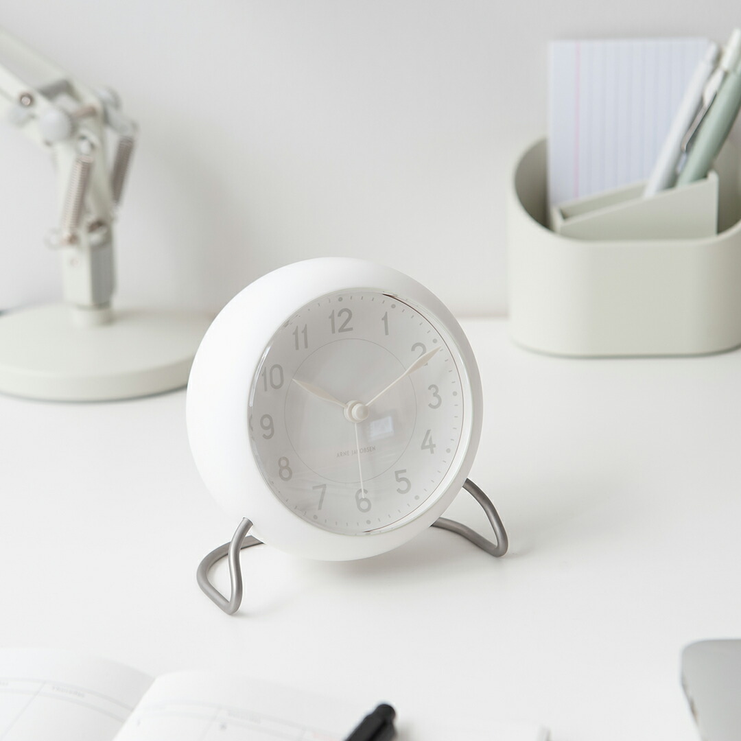 アルネ・ヤコブセン テーブルクロック ステーション ベルビュー