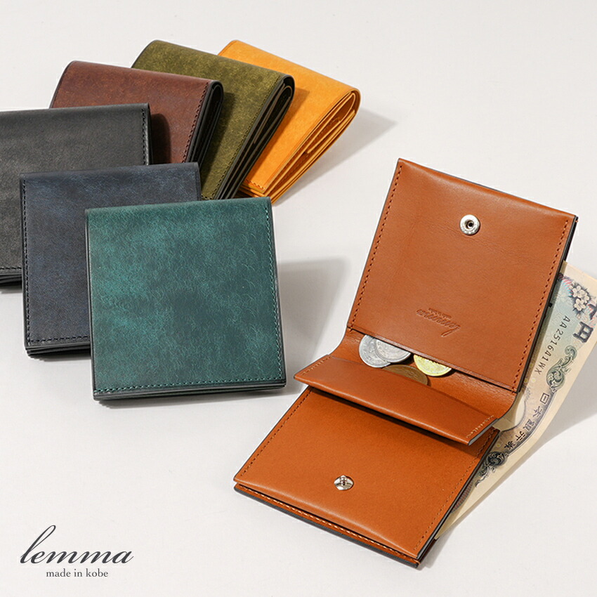 楽天市場】二つ折り財布 メンズ 財布 薄型 レンマ trikiti トリキティ