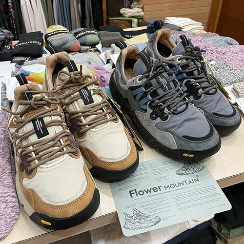 数量限定 希少なスニーカー NANGA × Flower MOUNTAIN YAMANO3 ナンガ