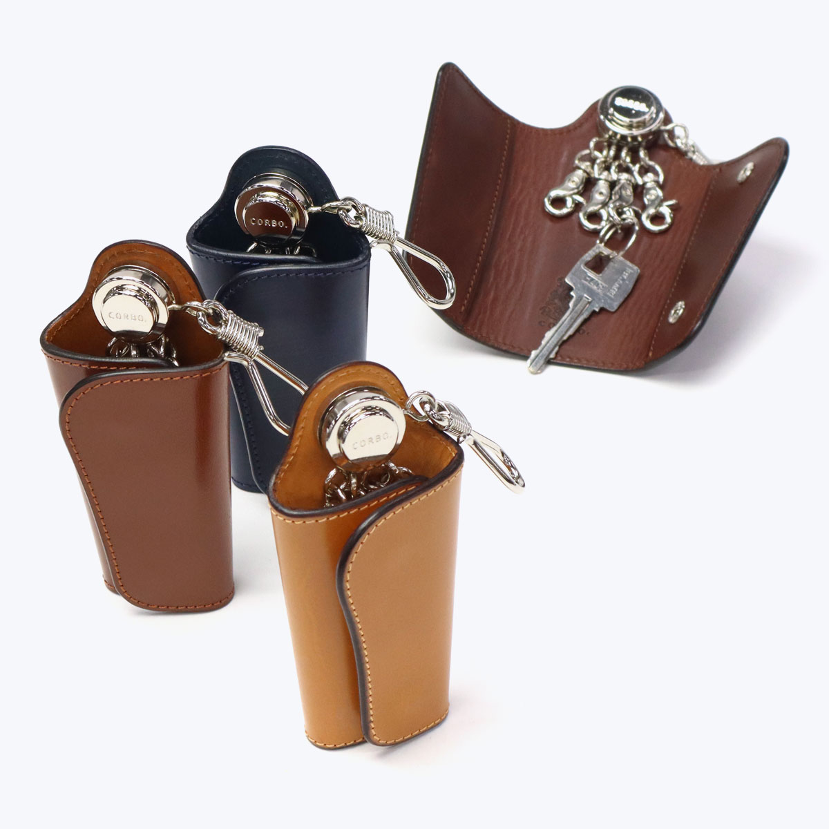 楽天市場】Wノベルティ付 コルボ キーケース メンズ レディース 革