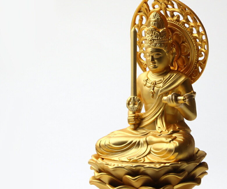 仏像 文殊菩薩 15cm