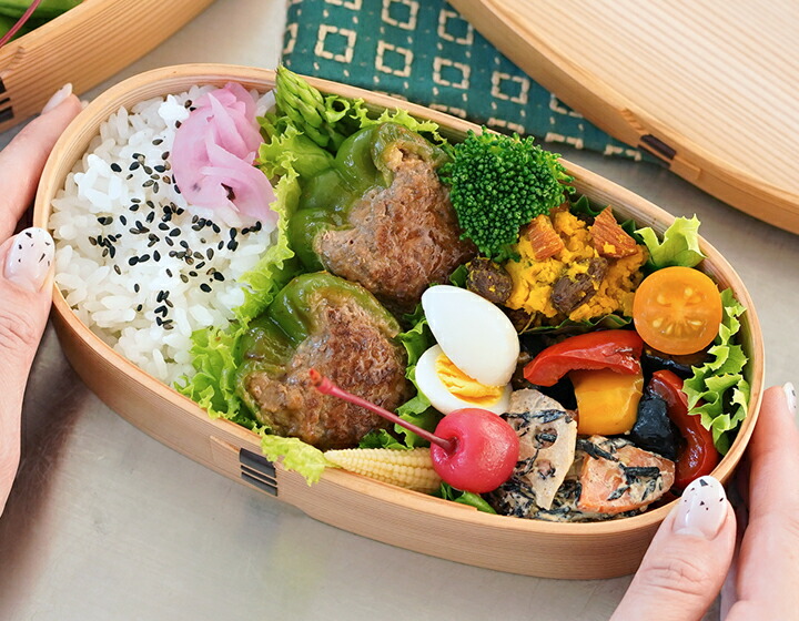 楽天市場】曲げわっぱ 弁当箱 小判型 大 栗久 わっぱ弁当 国産 日本製