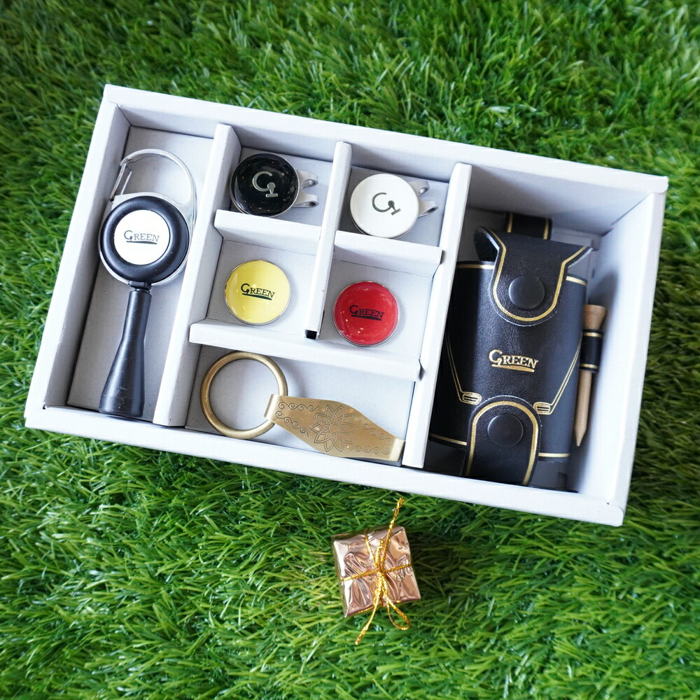 楽天市場】ゴルフアクセサリー ゴルフマーカー ゴルフギフトセット