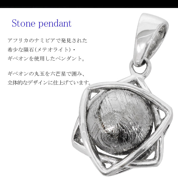 ギベオン ペンダントトップ ギベオン隕石 メテオライ|大人のための上質