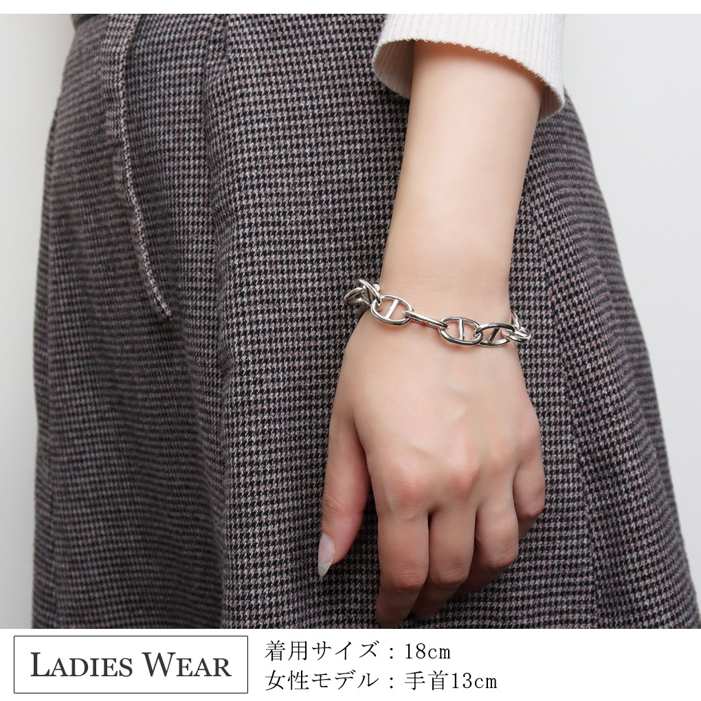 楽天市場】シルバー925 アンカーチェーン ブレスレット シルバー