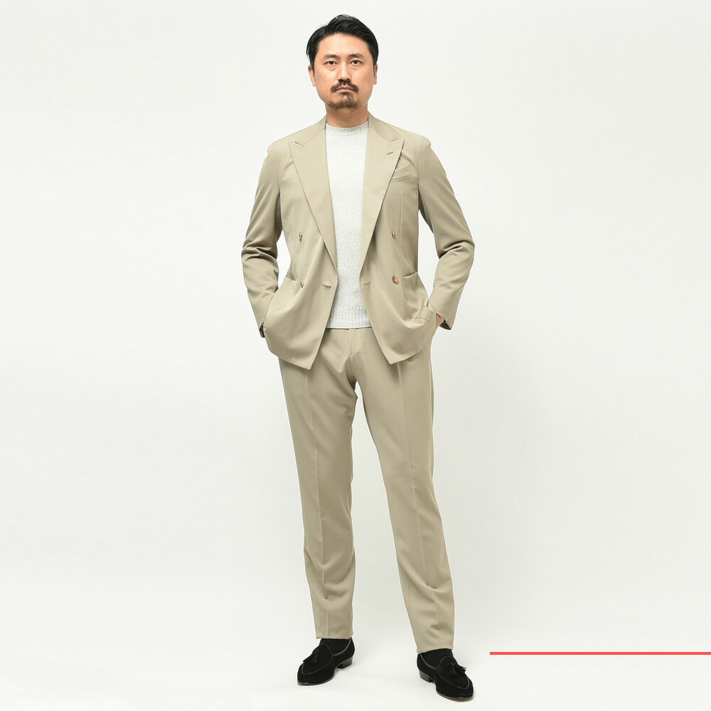 CARUSO（カルーゾ）BUTTERFLYバタフライ ストレッチウールギャバジン