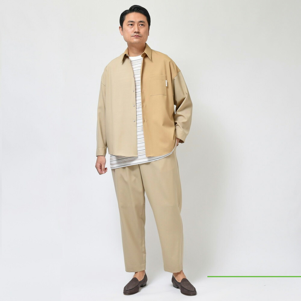 MARNI（マルニ）ウールトロピカルカラーブロックシャツ CUMU0061QU