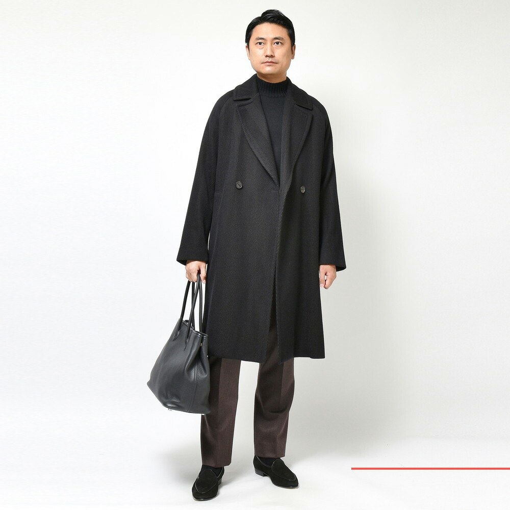 Hevo（イーヴォ）BRINDISIブリンディジ ウールコットンヘリンボーン2B