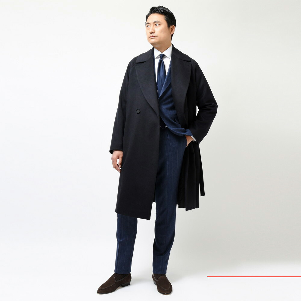 Hevo（イーヴォ）BRINDISIブリンディジ カシミアフランネルソリッド2B