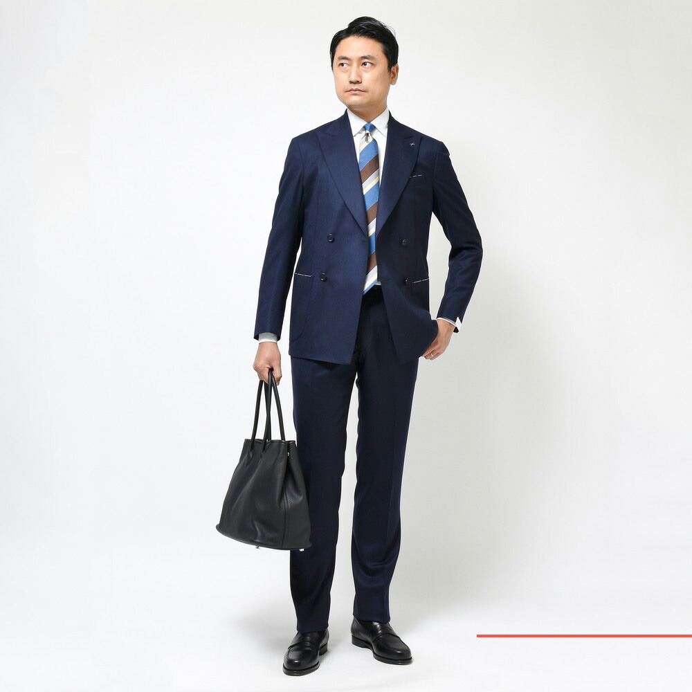 De Petrillo（デ ペトリロ）ウールサキソニーソリッド4Bダブル