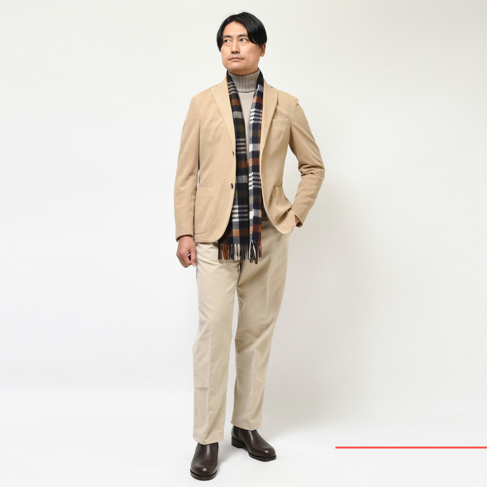 MONTEDORO（モンテドーロ）ガーメントダイコットンカシミアギャバジン