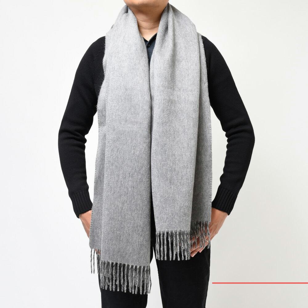 SALE】Joshua Ellis（ジョシュア エリス）カシミアチェック×ソリッド