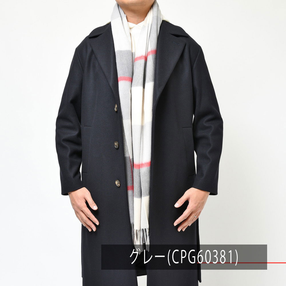 Joshua Ellis（ジョシュア エリス）カシミアオーバーチェック大判