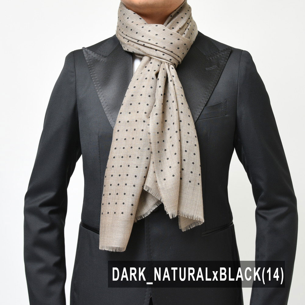 BEGG X CO（ベグ アンド コー）シルキーカシミアドットストール Wispy