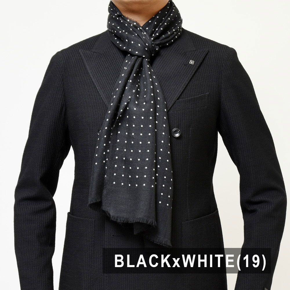 BEGG X CO（ベグ アンド コー）シルキーカシミアドットストール Wispy