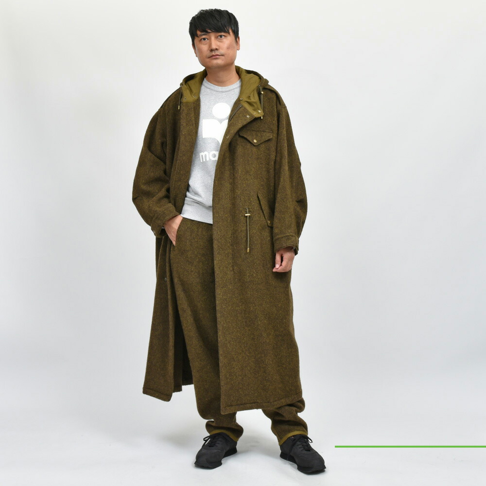ISABEL MARANT（イザベル マラン）ボイルドウールフーデッドコート 274