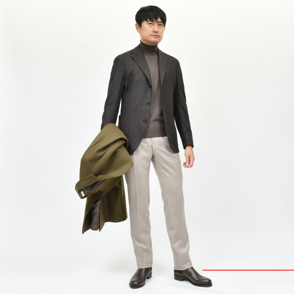 BOGLIOLI（ボリオリ）DOVERドーヴァー ウールサキソニー3Bジャケット