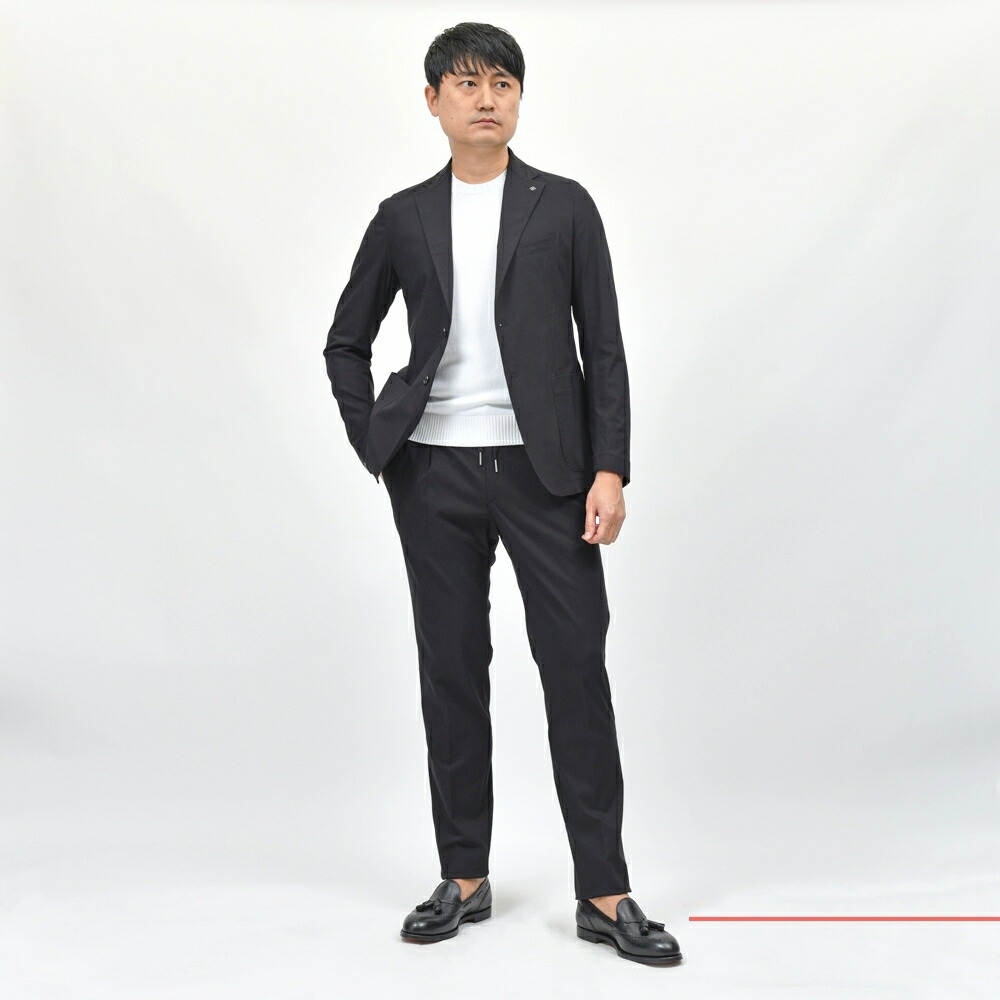 タリアトーレA-DAKAR春夏黒セットアップ44