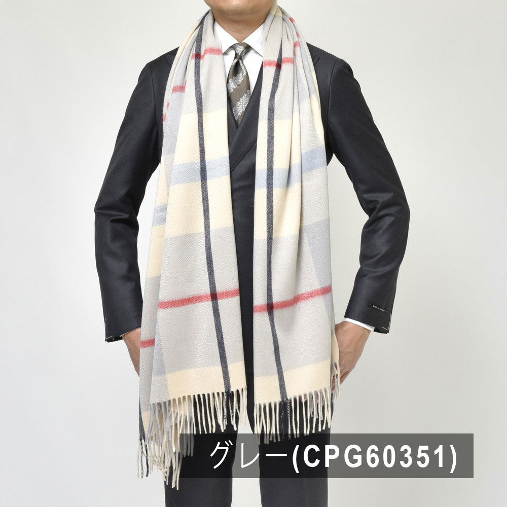 Joshua Ellis（ジョシュア エリス）カシミアタータンチェック大判