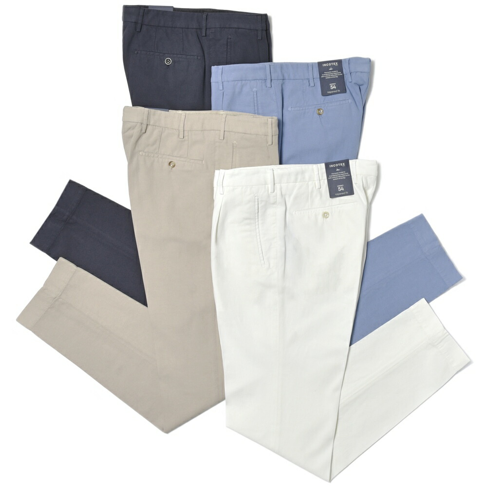 INCOTEX（インコテックス）TAPEREDFIT ウォッシャブルコットンリネン