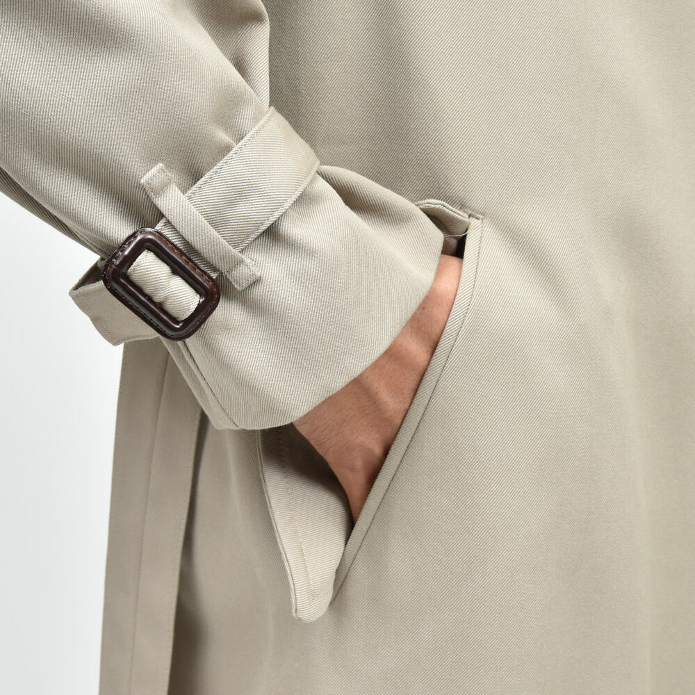 SALE】la favola（ラファーヴォラ）ウールギャバジンラップコート C02