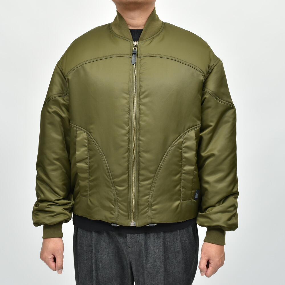 Bacon（ベーコン）W BOMBER TWILL ナイロンツイルパデットボマー