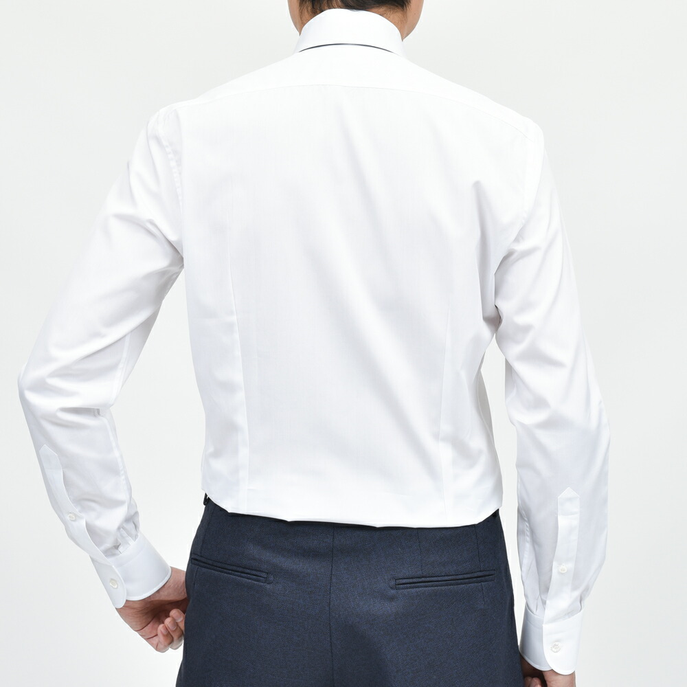 FRAY（フライ） BYRON コットンブロードセミワイドカラーシャツ