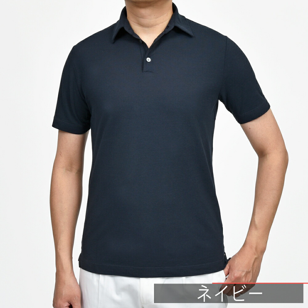 ZANONE（ザノーネ）アイスコットンクレープS/Sポロ POLO MC/SLIM FIT