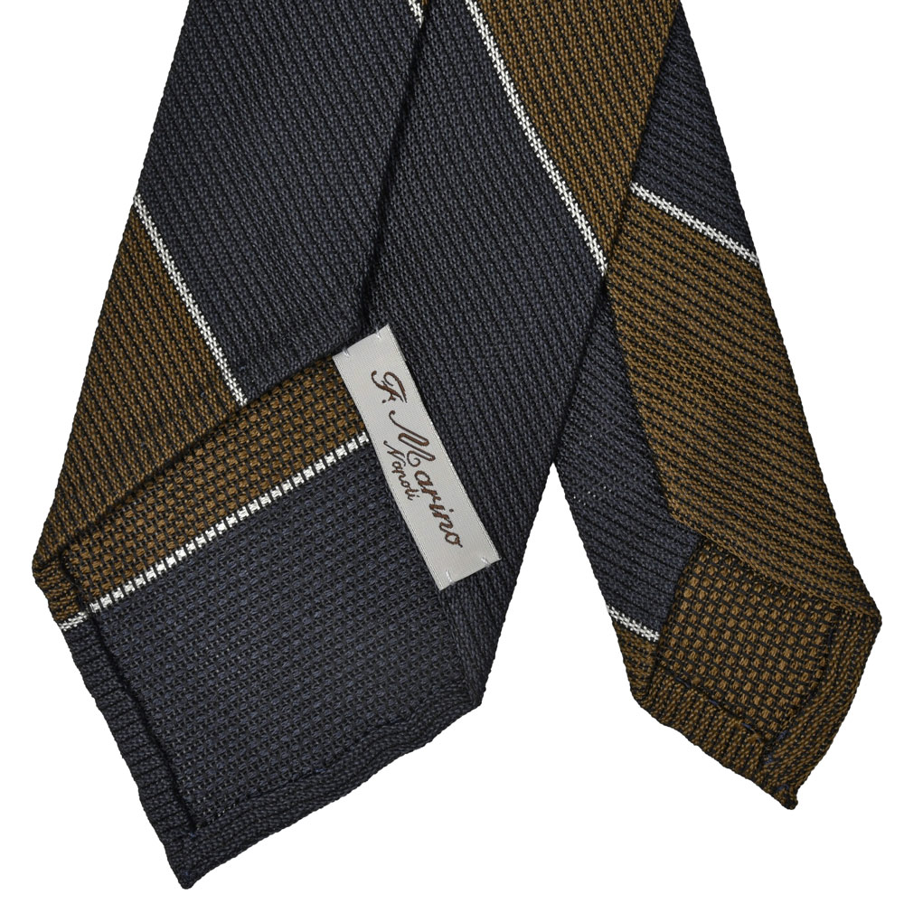 Francesco Marino（フランチェスコ マリーノ）シルクストライプタイ