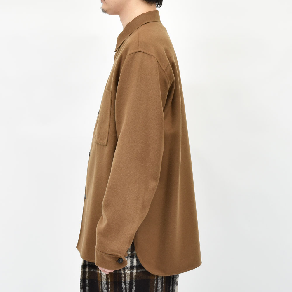 seya.（セヤ）LIGHT W-FACE SHIRT ライトダブルフェイスシャツ