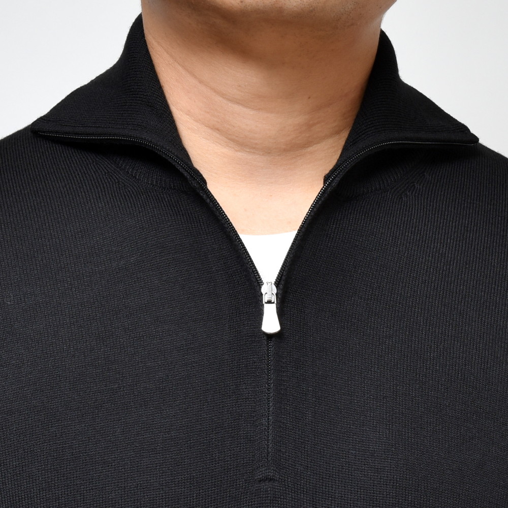 GRAN SASSO（グランサッソ）12ゲージウールソリッドハーフジッププル