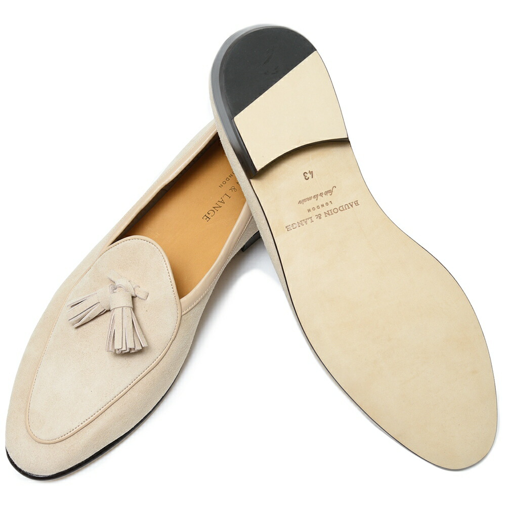 BAUDOIN & LANGE（ボードイン アンド ランジ）ゴートスエードタッセル