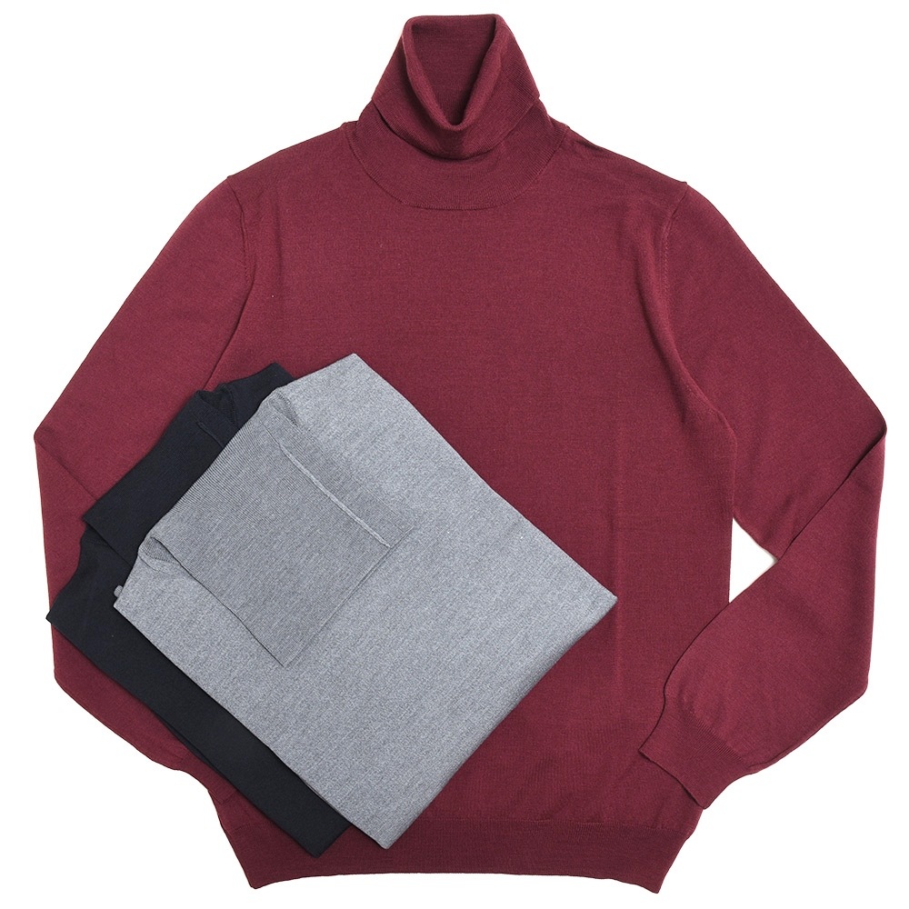 ZANONE（ザノーネ）ハイゲージフレックスウールタートルネックニット