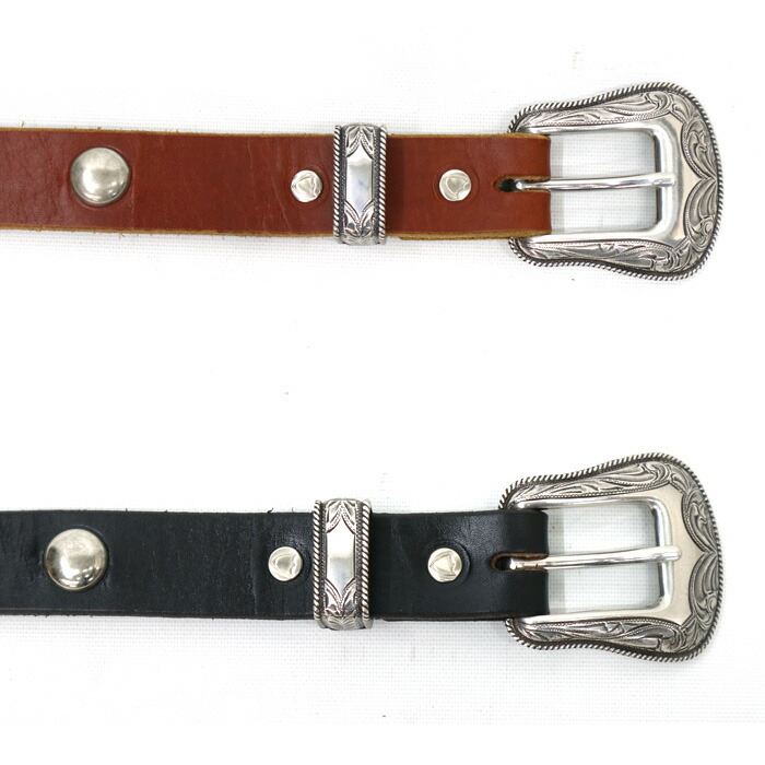 楽天市場】HTC USA 793-4971010 WESTERN ROUND STUDS 60 BELT ブラック