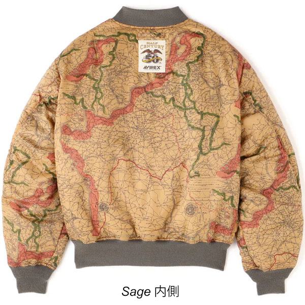 楽天市場】アヴィレックス 783-5952019 AVIREX 《50th Anniversary》MA