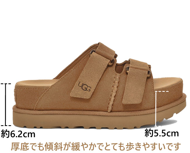 楽天市場】スエード【 ugg 国内正規商品 】 UGG Goldenstar Hi Slide
