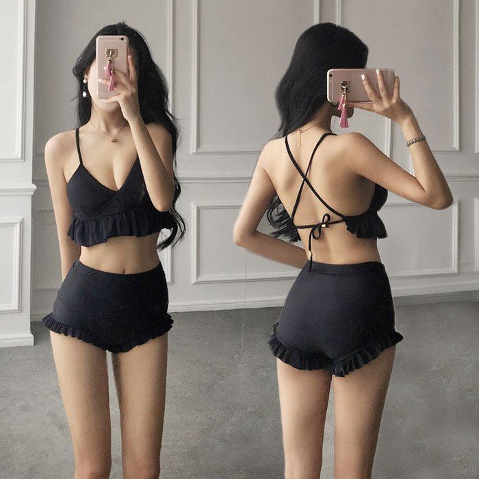 楽天市場】バンドゥ ビキニ 水着 レディース 女の子 可愛い フリル