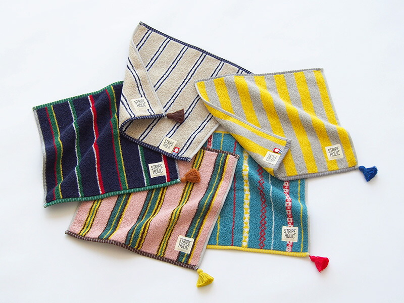 今治タオル ハンカチ STRIPE HOLIC（ストライプホリック）
