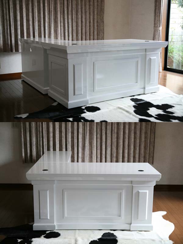 楽天市場】送料無料 新品 超高級 プレジデントデスク エグゼクティブ