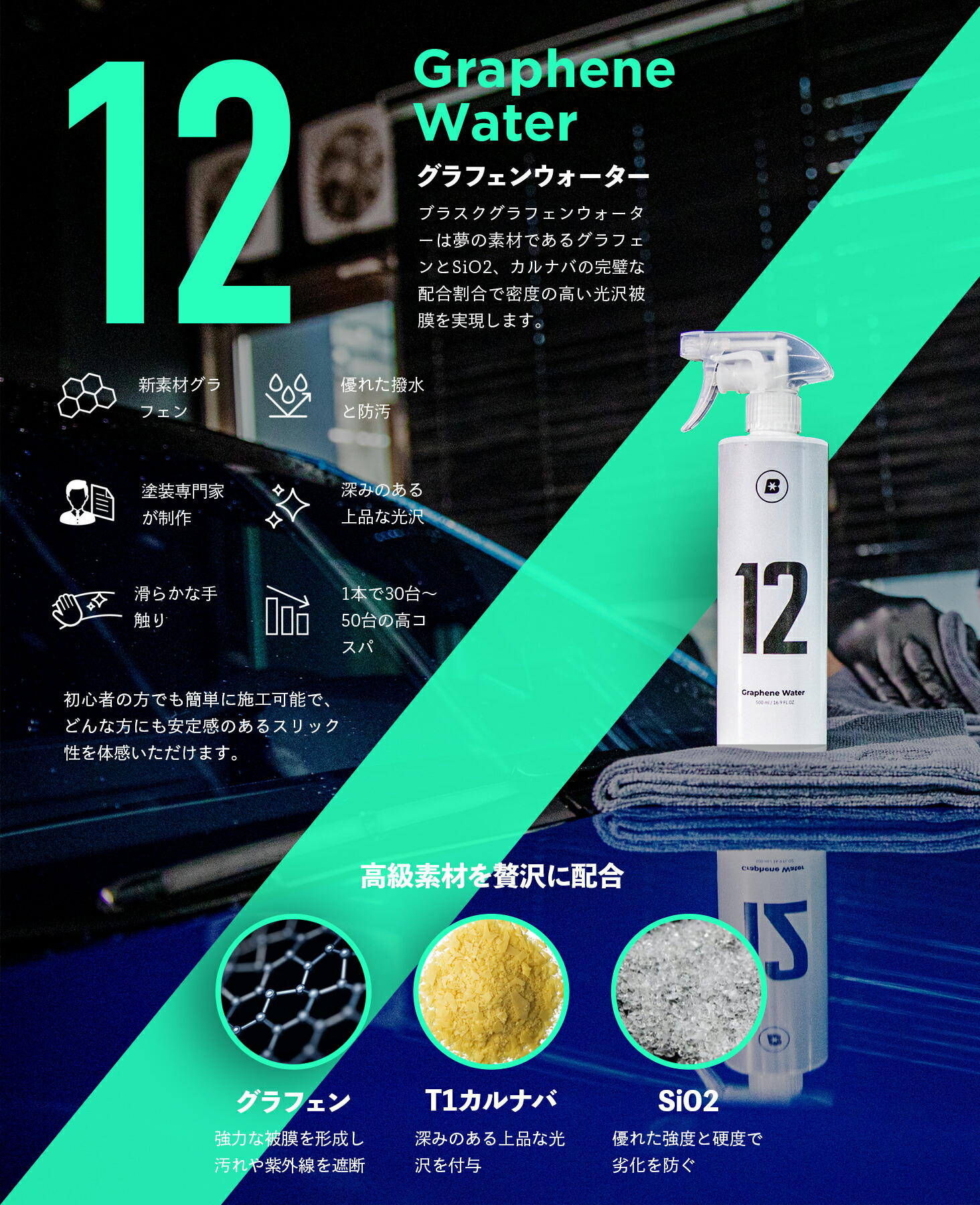 BLASK ブラスク No.12 GRAPHENE WATER 500ml | GRANTZ ONE