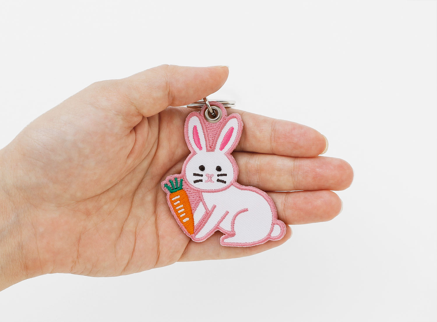 ニューレトロ | スティッチワークキーホルダー（うさぎ） | HIGHTIDE