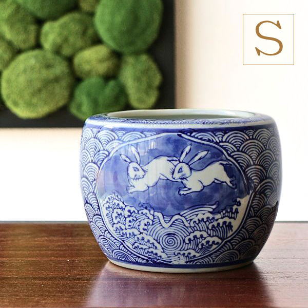 楽天市場】植木鉢 おしゃれ 陶器 火鉢 陶器鉢 メダカ鉢 金魚鉢 丸型