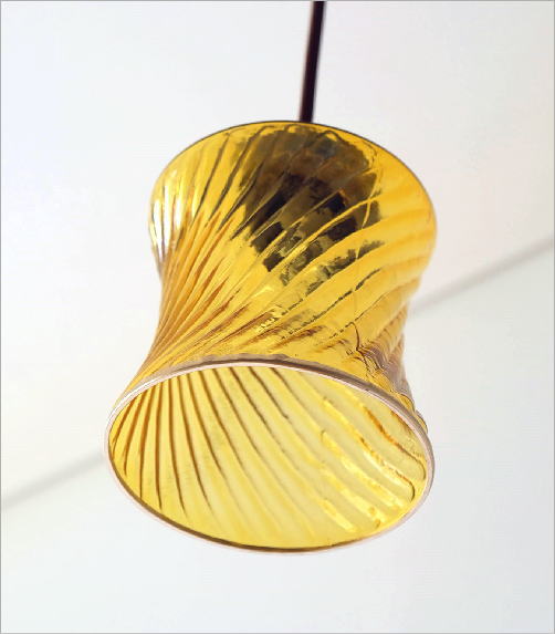 楽天市場】ペンダントライト ガラス おしゃれ イエロー アンティーク