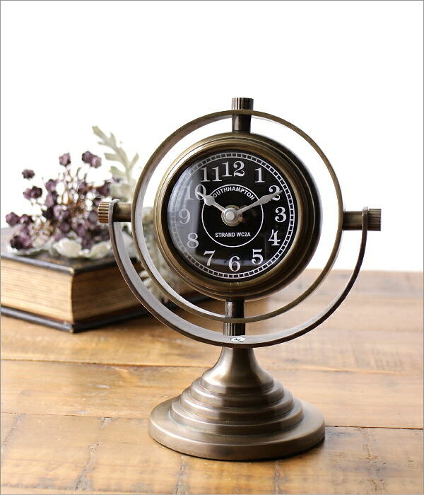 楽天市場】置き時計 置時計 アンティーク おしゃれ アナログ 小さい