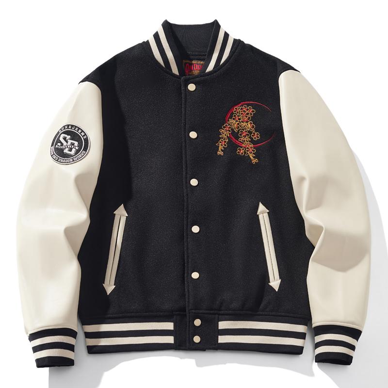 楽天市場】スカジャン 派手 和柄 刺繍 ジャケット 竜 龍 ドラゴン