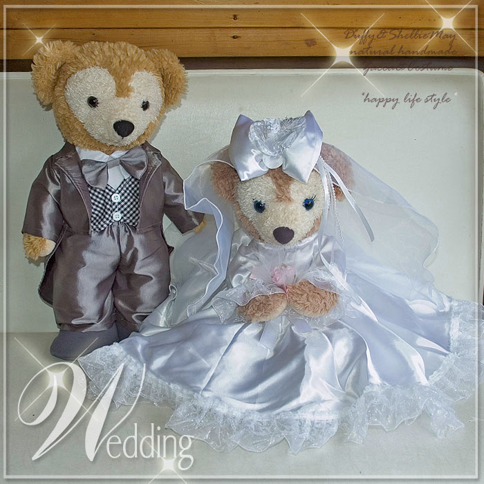 楽天市場】ダッフィー シェリーメイ ウエディング ペア Sサイズ 43cm
