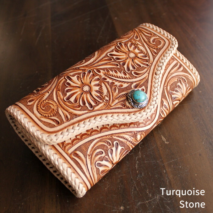 楽天市場】ウォレットバッグ 長財布 カービング ウォレット 総手彫り