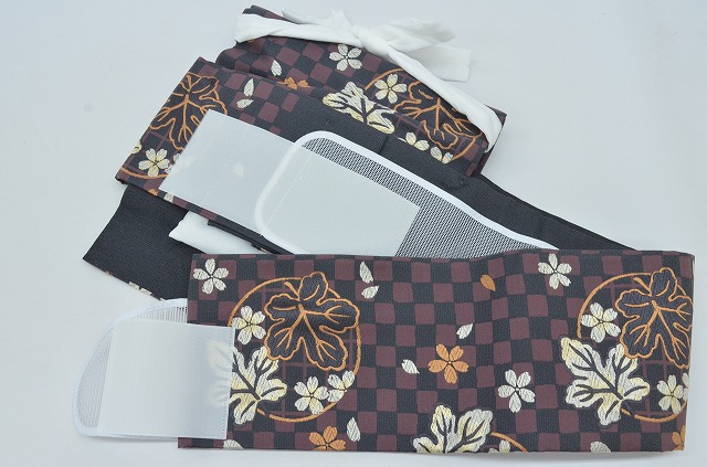 袋帯 作り帯 正絹 仕立て上がり 二重太鼓 簡単着付け やまと 刺繍