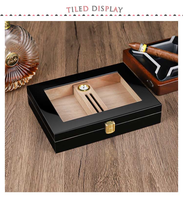 楽天市場】シガーヒュミドール 葉巻 杉 木製 ヒュミドール シガー 葉巻