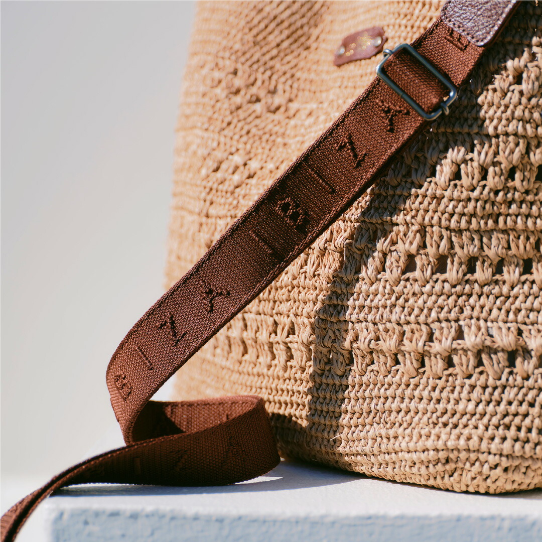 楽天市場】【ポイント3倍】イビサ公式 ラフィアバッグ ショルダー かご